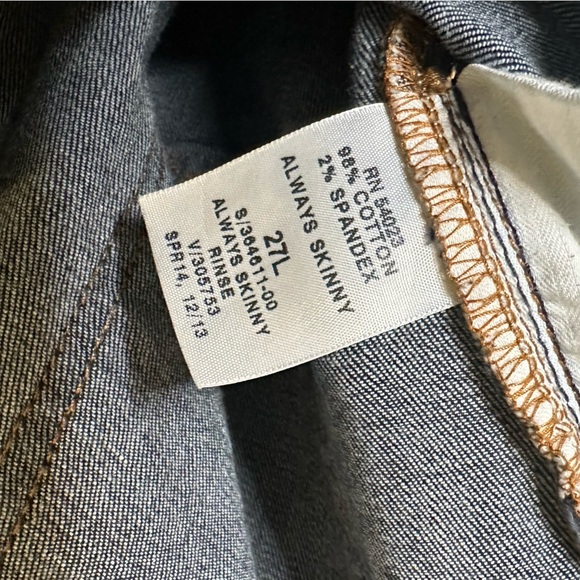 Gap 1969 Jeans, Always Skinny, size 27L - Picture 9 of 9